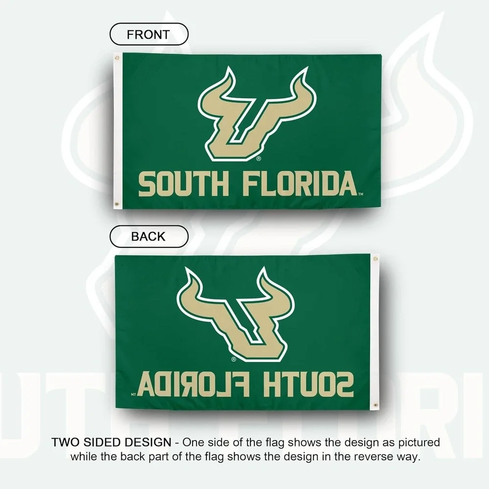 University of South Florida Bulls Flag USF Large 3x5 Style #4 Official Licensed